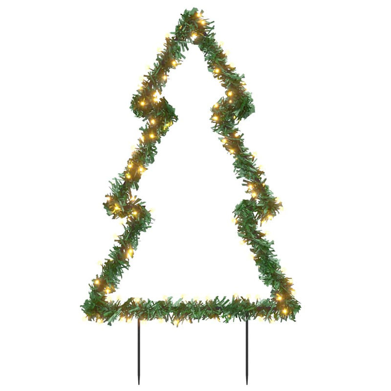 Load image into Gallery viewer, Vidaxl kerstverlichting met grondpinnen boom 115 led's 90 cm
