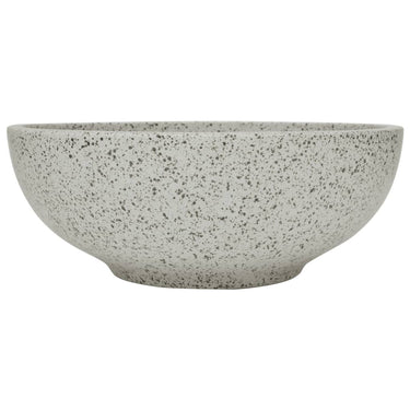 Vidaxl opzetwasbak rond φ41x14 cm keramiek grijs
