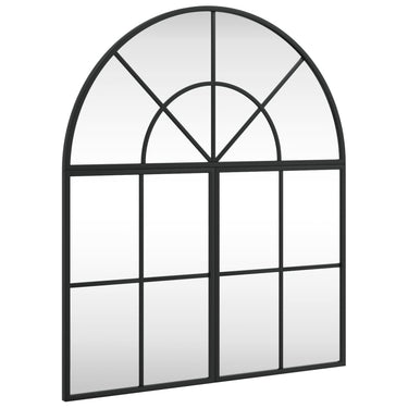 Vidaxl wandspiegel boog 60x70 cm ijzer zwart