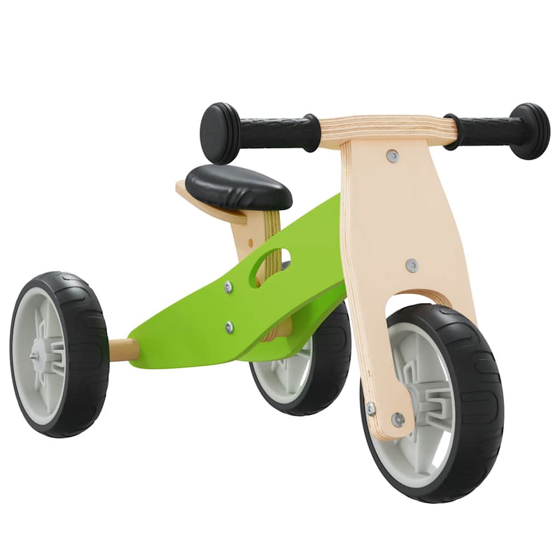 Load image into Gallery viewer, Vidaxl loopfiets voor kinderen 2-in-1 groen

