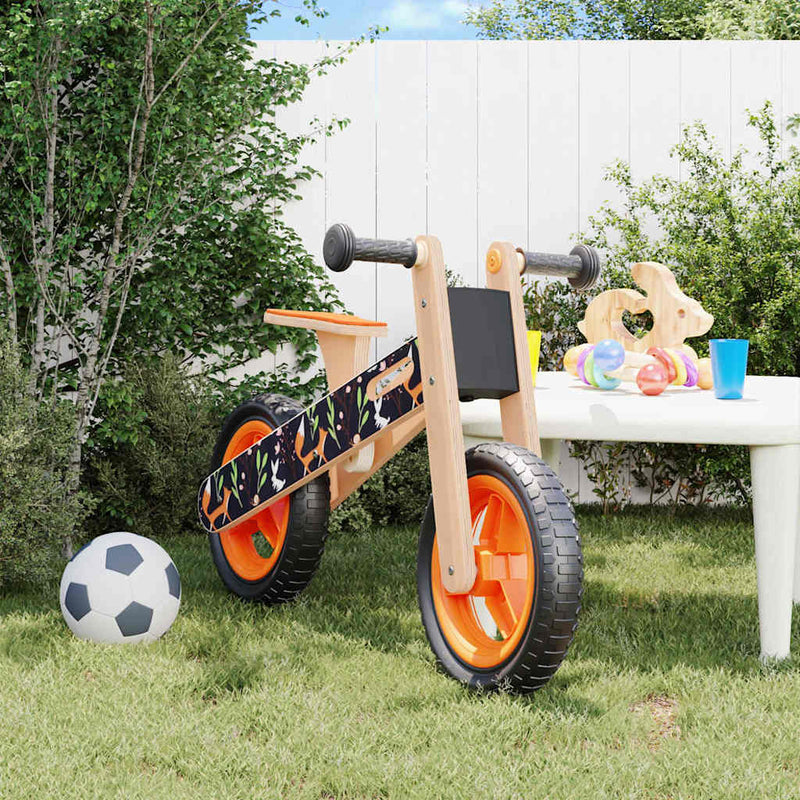 Load image into Gallery viewer, Vidaxl loopfiets voor kinderen oranje met print
