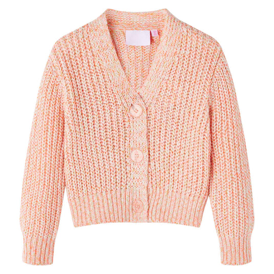Vidaxl kindervest gebreid 128 gemengd roze