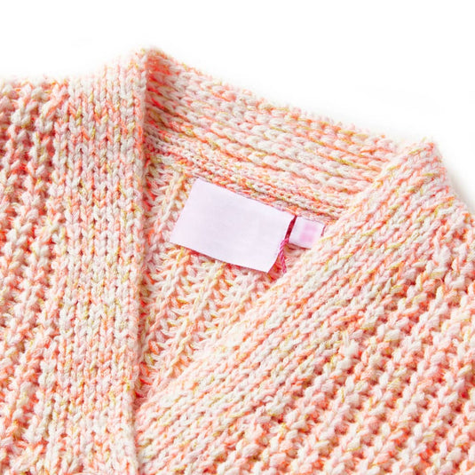 Vidaxl kindervest gebreid 128 gemengd roze