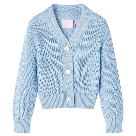 Vidaxl kindervest gebreid 104 blauw