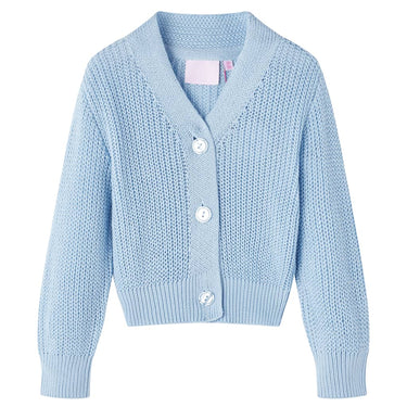 Vidaxl kindervest gebreid 116 blauw