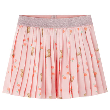 Vidaxl kinderplooirok 128 lichtoranje