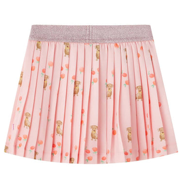 Vidaxl kinderplooirok 128 lichtoranje