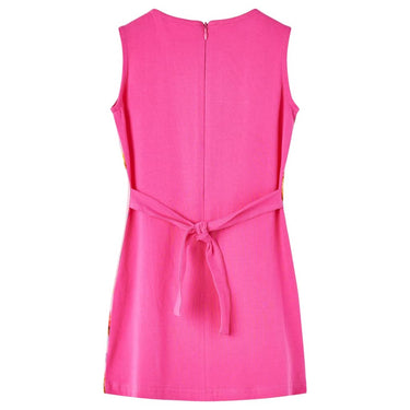 Vidaxl kinderjurk 104 felroze