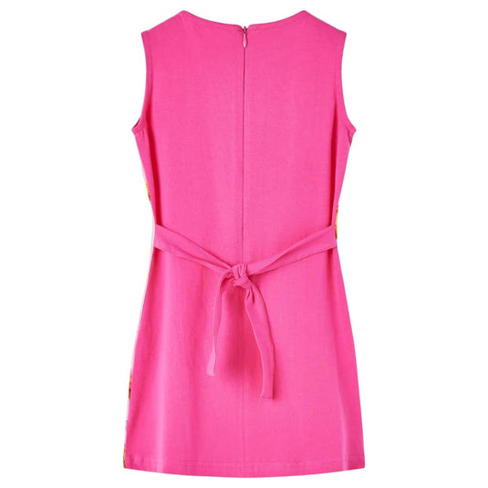 Vidaxl kinderjurk 128 felroze