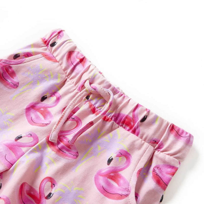 Load image into Gallery viewer, Vidaxl kindershorts met trekkoord 104 lichtroze
