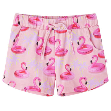Vidaxl kindershorts met trekkoord 116 lichtroze