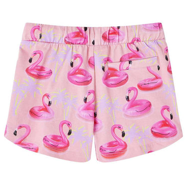Vidaxl kindershorts met trekkoord 116 lichtroze