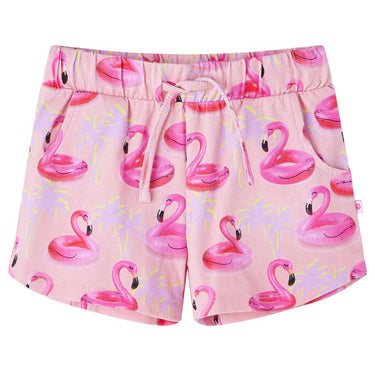 Vidaxl kindershorts met trekkoord 128 lichtroze