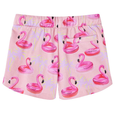 Vidaxl kindershorts met trekkoord 128 lichtroze