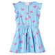 VidaXL Kinderjurk met knopen zonder mouwen 92 blauw