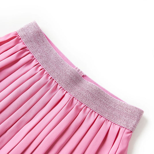 Vidaxl kinderplooirok 116 roze