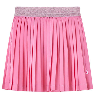 Vidaxl kinderplooirok met print 128 roze