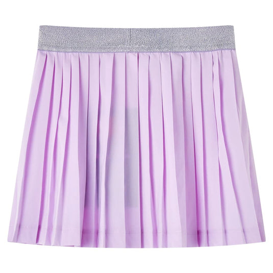 Vidaxl kinderrokje geplooid 128 lila