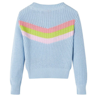Vidaxl kindertrui gebreid 104 blauw