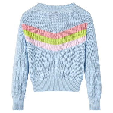 Vidaxl kindertrui gebreid 116 blauw
