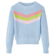 Vidaxl kindertrui gebreid 140 blauw