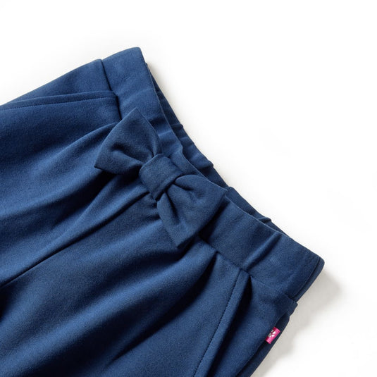 VidaXL Kinderbroek met wijde pijpen 92 marineblauw