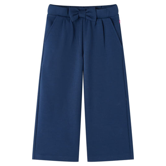 VidaXL Kinderbroek met wijde pijpen 104 marineblauw