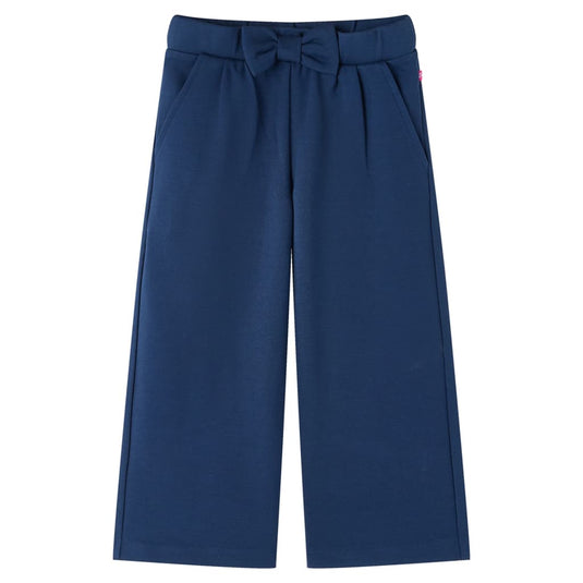 VidaXL Kinderbroek met wijde pijpen 116 marineblauw