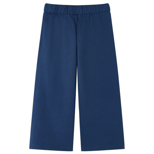 VidaXL Kinderbroek met wijde pijpen 116 marineblauw