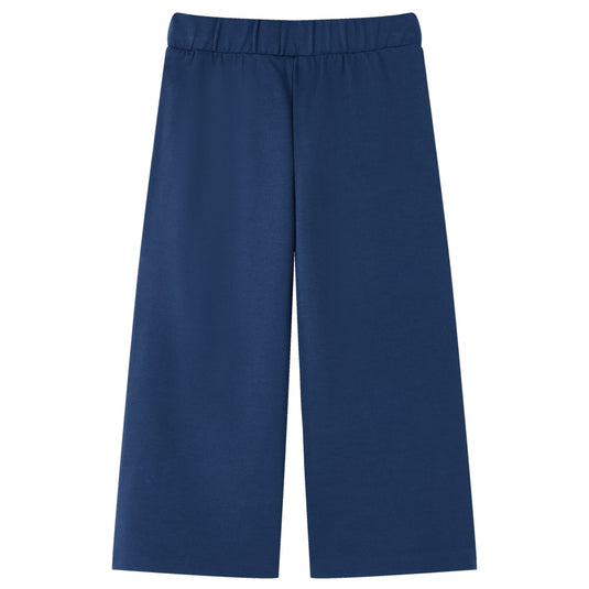 VidaXL Kinderbroek met wijde pijpen 140 marineblauw