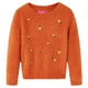 Vidaxl kindertrui gebreid 104 oranjebruin