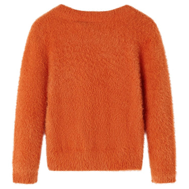 Vidaxl kindertrui gebreid 116 oranjebruin