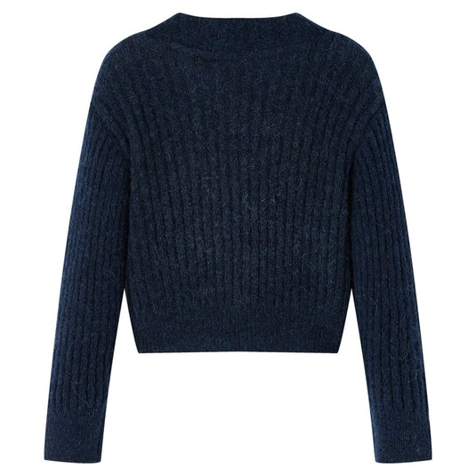 Vidaxl kindervest gebreid 104 marineblauw
