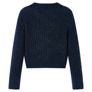 Vidaxl kindervest gebreid 116 marineblauw