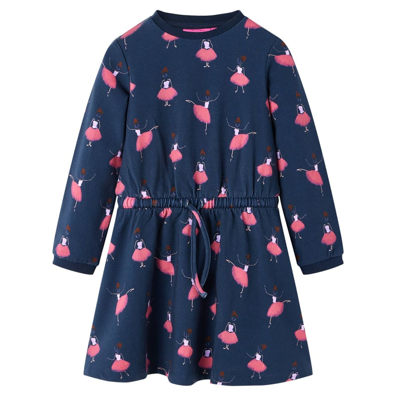 Load image into Gallery viewer, Vidaxl kinderjurk 104 marineblauw
