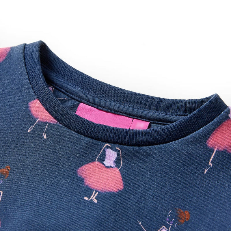 Load image into Gallery viewer, Vidaxl kinderjurk 116 marineblauw
