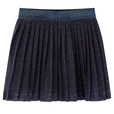 Vidaxl kinderrokje met glitters 116 marineblauw