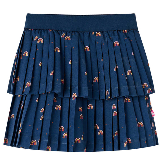 VidaXL Kinderrokje 92 marineblauw