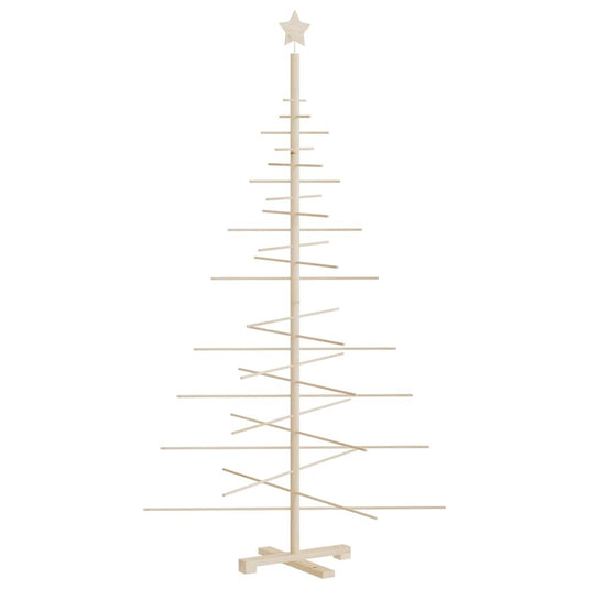 Vidaxl kerstdecoratie kerstboom 180 cm massief grenenhout