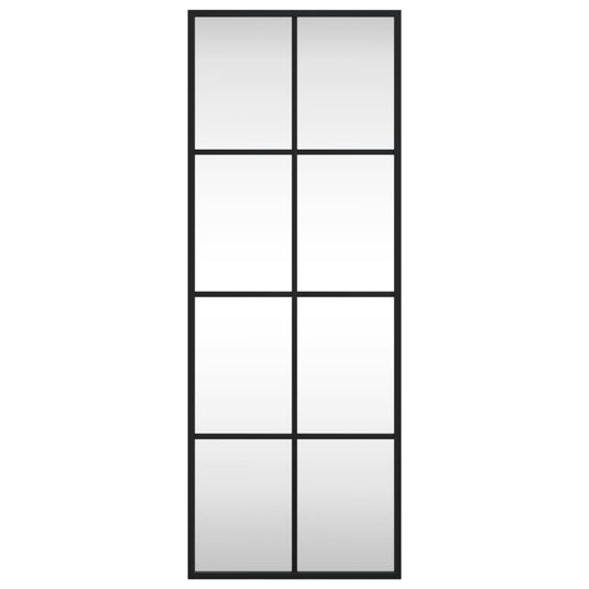 Vidaxl wandspiegel rechthoekig 30x80 cm ijzer zwart