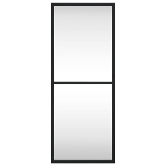 Vidaxl wandspiegel rechthoekig 20x50 cm ijzer zwart