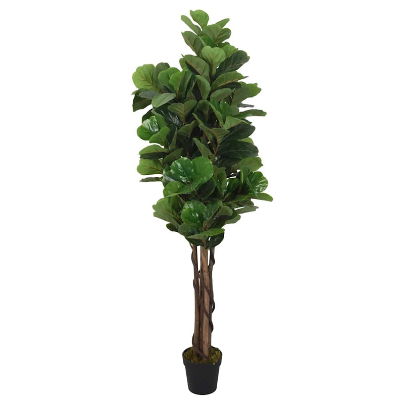 Load image into Gallery viewer, Vidaxl kunstplant vijgenboom 134 bladeren 120 cm groen
