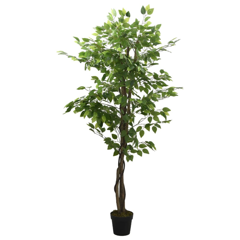 Load image into Gallery viewer, VidaXL Kunstplant ficus 630 bladeren 120 cm groen
