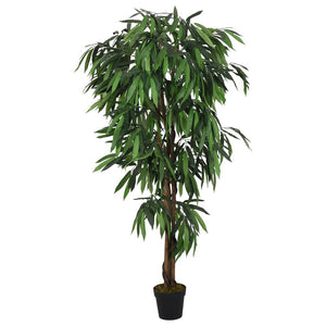 Vidaxl kunstplant mangoboom 450 bladeren 120 cm groen