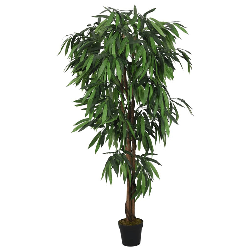 Load image into Gallery viewer, Vidaxl kunstplant mangoboom 900 bladeren 180 cm groen
