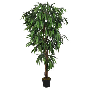 Vidaxl kunstplant mangoboom 1050 bladeren 200 cm groen