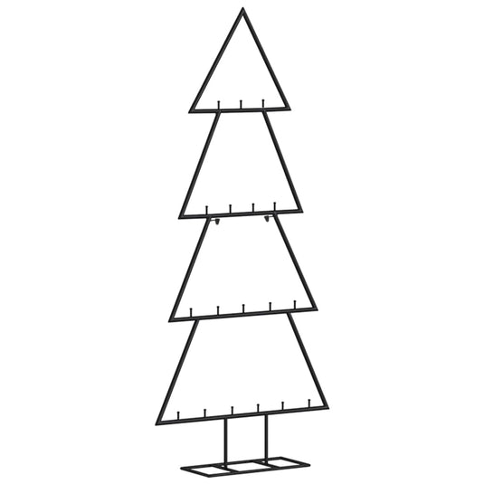 Vidaxl kerstdecoratie kerstboom 90 cm metaal zwart