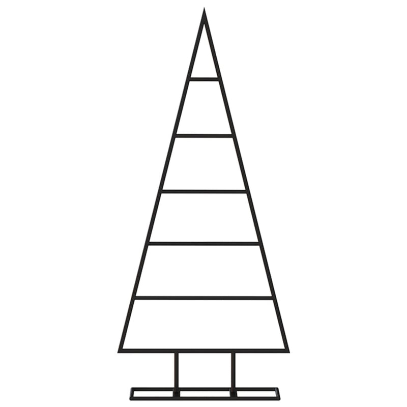 Load image into Gallery viewer, Vidaxl kerstdecoratie kerstboom 90 cm metaal zwart
