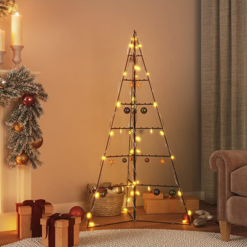 Afbeelding laden in galerijviewer, Vidaxl kerstdecoratie kerstboom 140 cm metaal zwart
