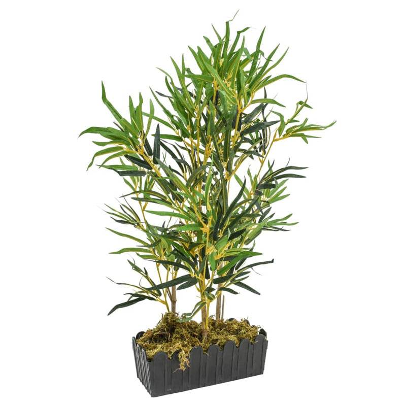 Load image into Gallery viewer, Vidaxl kunstplant bamboe 368 bladeren 80 cm groen
